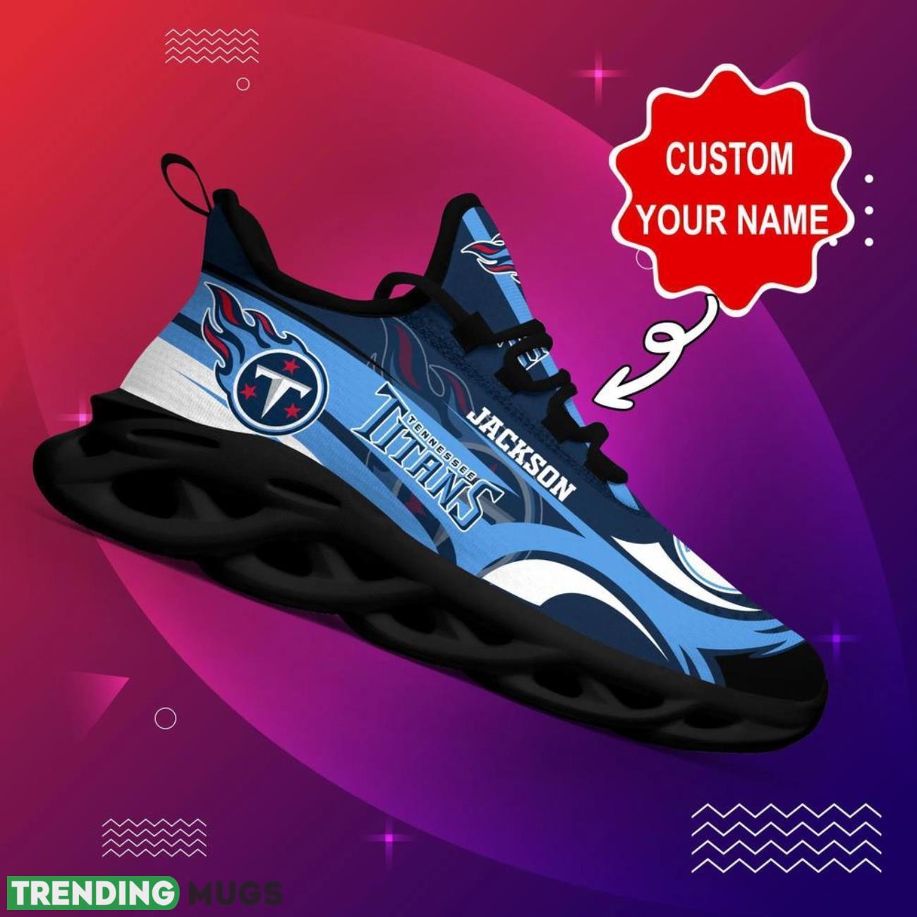 Tennessee Titans NFL Max Soul Shoes Custom Name Sneakers Hot Trending Shoes Max Soul Tennessee Titans NFL Max Soul Shoes Custom Name Sneakers Hot Trending Shoes Max Soul