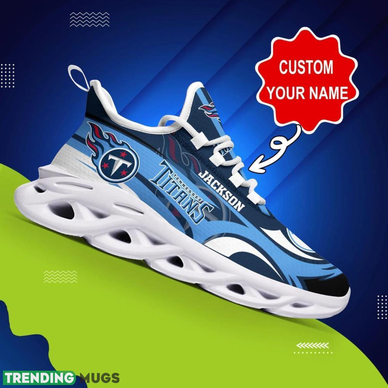 Tennessee Titans NFL Max Soul Shoes Custom Name Sneakers Hot Trending Shoes Max Soul Tennessee Titans NFL Max Soul Shoes Custom Name Sneakers Hot Trending Shoes Max Soul