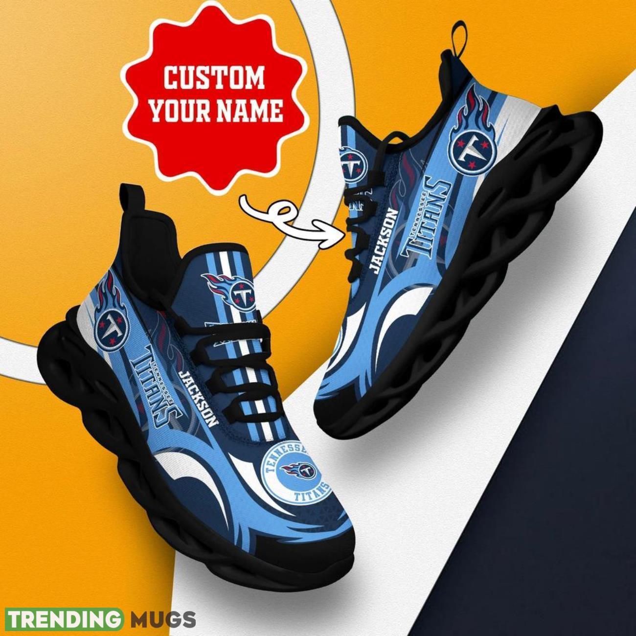 Tennessee Titans NFL Max Soul Shoes Custom Name Sneakers Hot Trending Shoes Max Soul Tennessee Titans NFL Max Soul Shoes Custom Name Sneakers Hot Trending Shoes Max Soul