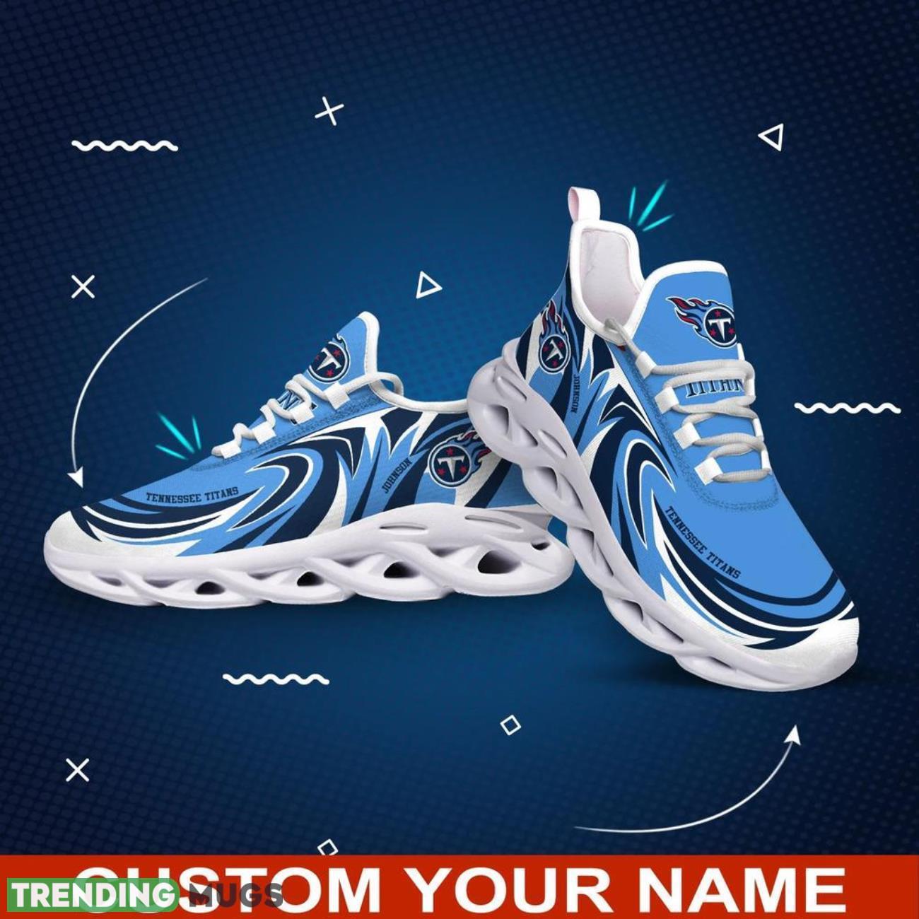 Tennessee Titans NFL Max Soul Sneakers Personalize Shoes For Fans Max Soul Tennessee Titans NFL Max Soul Sneakers Personalize Shoes For Fans Max Soul