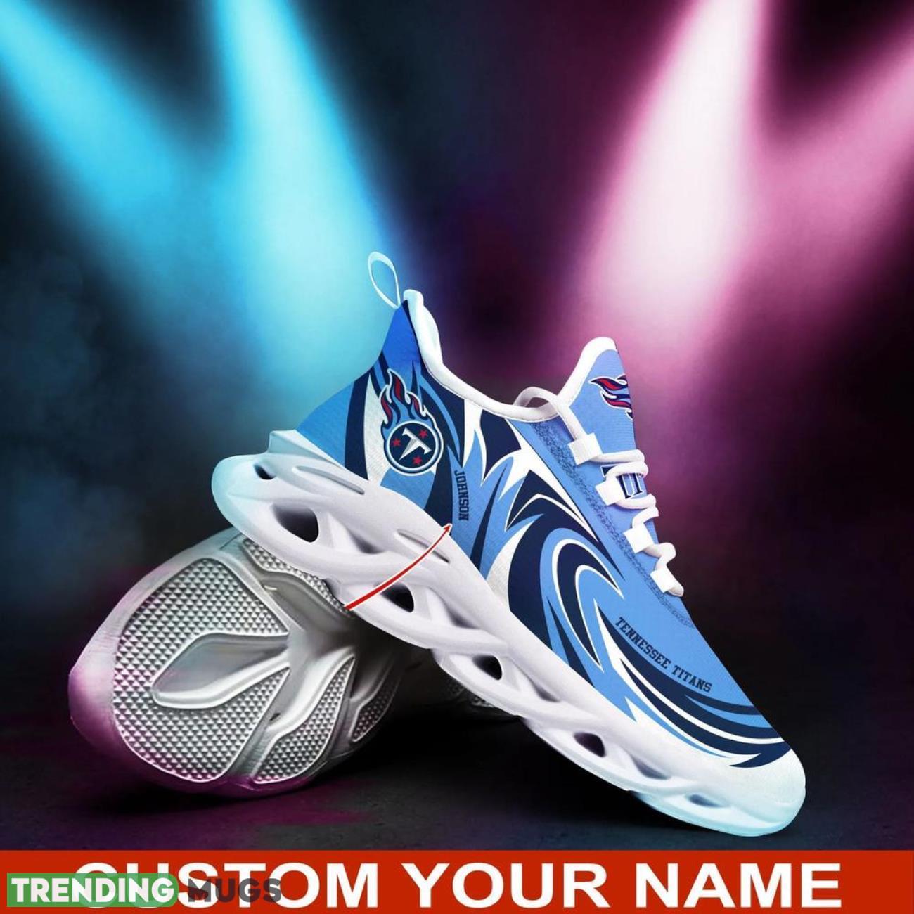 Tennessee Titans NFL Max Soul Sneakers Personalize Shoes For Fans Max Soul Tennessee Titans NFL Max Soul Sneakers Personalize Shoes For Fans Max Soul