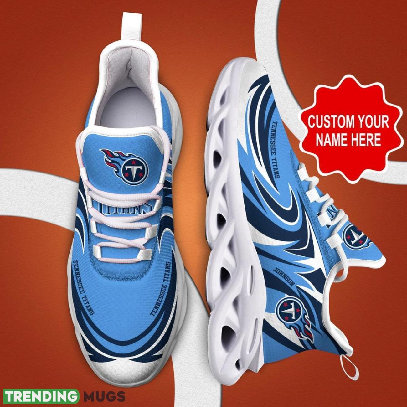 Tennessee Titans NFL Max Soul Sneakers Personalize Shoes For Fans Max Soul Tennessee Titans NFL Max Soul Sneakers Personalize Shoes For Fans Max Soul
