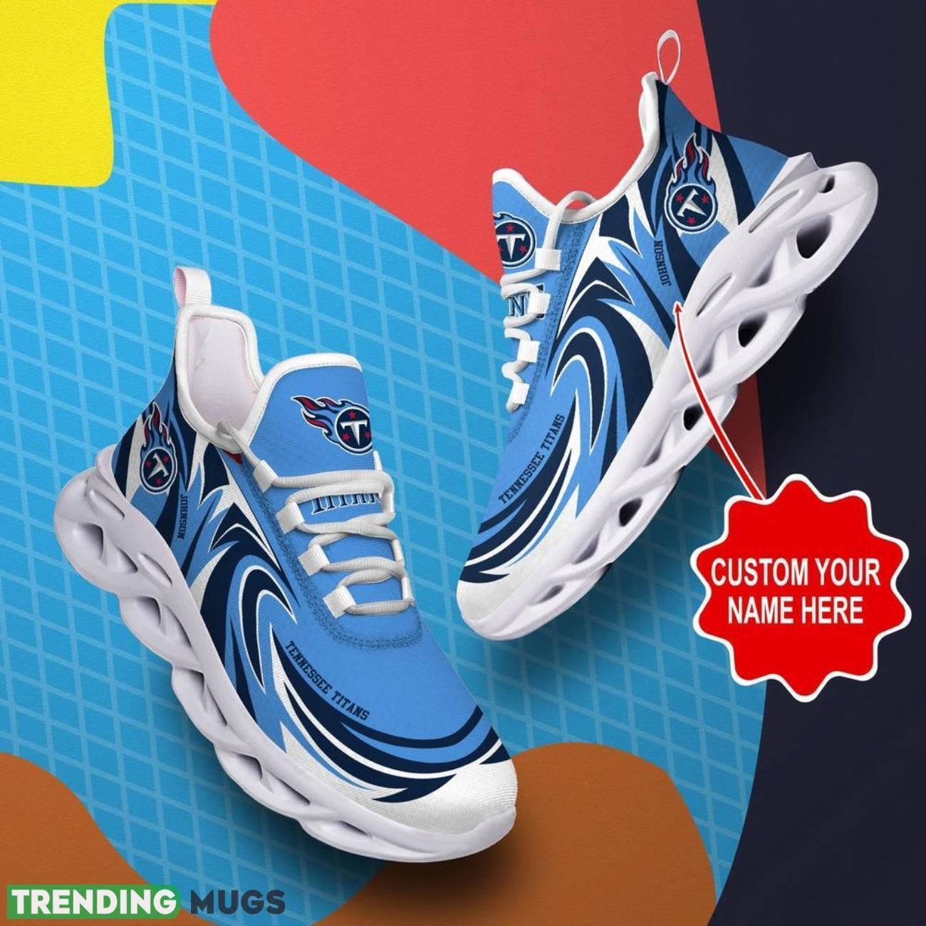 Tennessee Titans NFL Max Soul Sneakers Personalize Shoes For Fans Max Soul Tennessee Titans NFL Max Soul Sneakers Personalize Shoes For Fans Max Soul