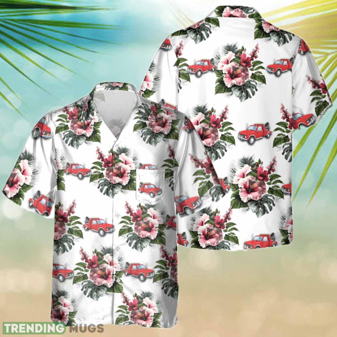 Tow Truck Operator 3D Printed Flower Pttern Hawaiian Shirt Gift Ideas For Summer Product Photo 1