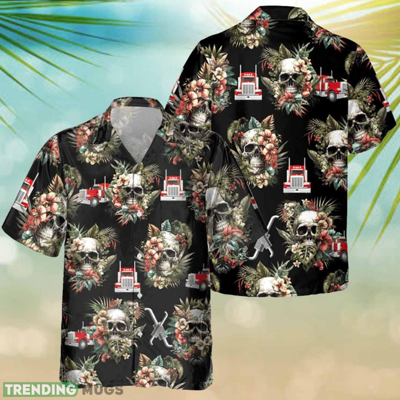 Trucker 3D Printed Hawaiian Shirt Gift Ideas For Summer Product Photo 1 Trucker 3D Printed Hawaiian Shirt Gift Ideas For Summer Product Photo 1