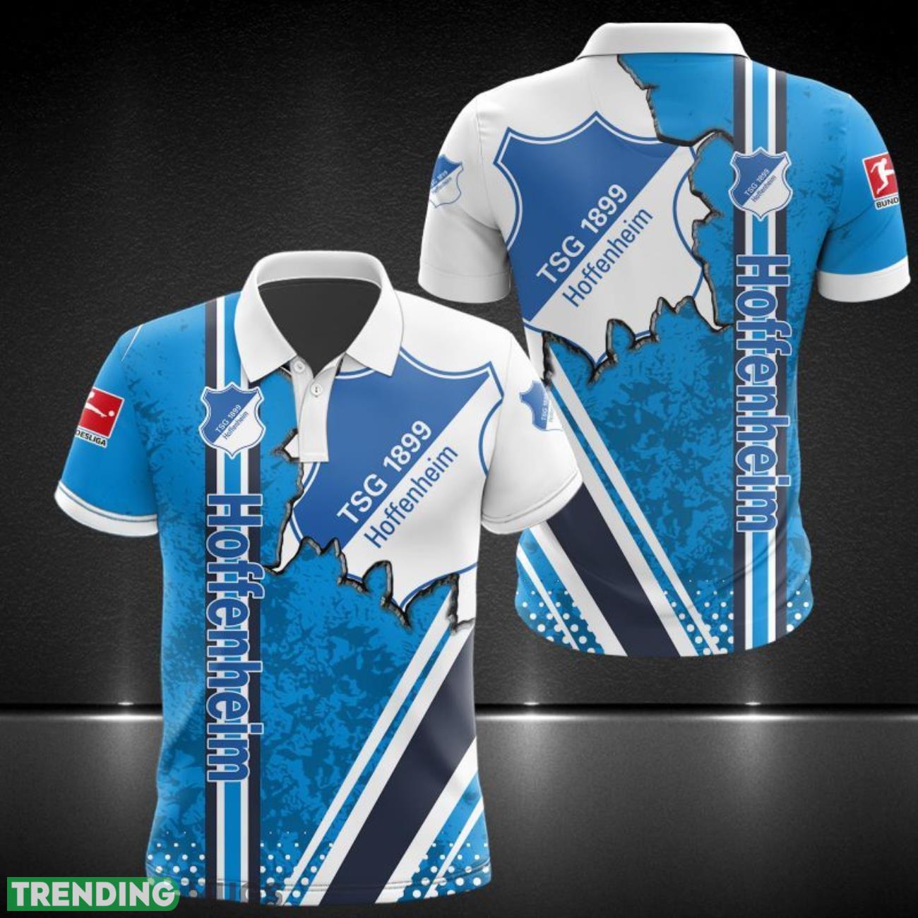 TSG Hoffenheim 3D Polo Shirt Gift For Men Product Photo 1