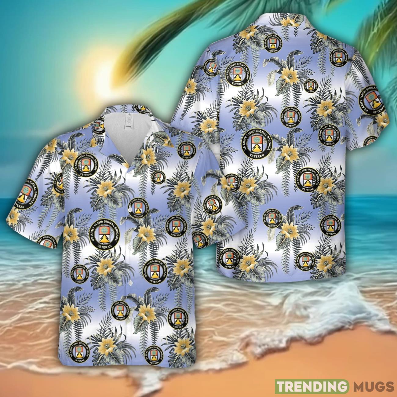 US Army Veteran 1108th Signal Brigade Hawaiian Shirt Men Women Beach Shirt All Over Printed Product Photo 1 US Army Veteran 1108th Signal Brigade Hawaiian Shirt Men Women Beach Shirt All Over Printed Product Photo 1