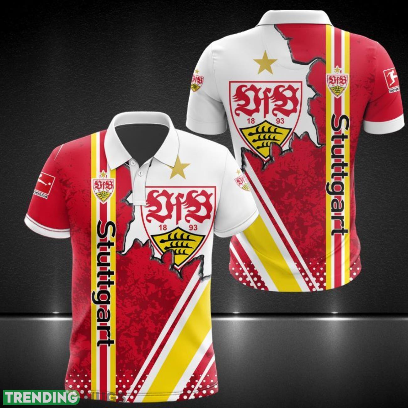 VfB Stuttgart 3D Polo Shirt Gift For Men Product Photo 1 VfB Stuttgart 3D Polo Shirt Gift For Men Product Photo 1