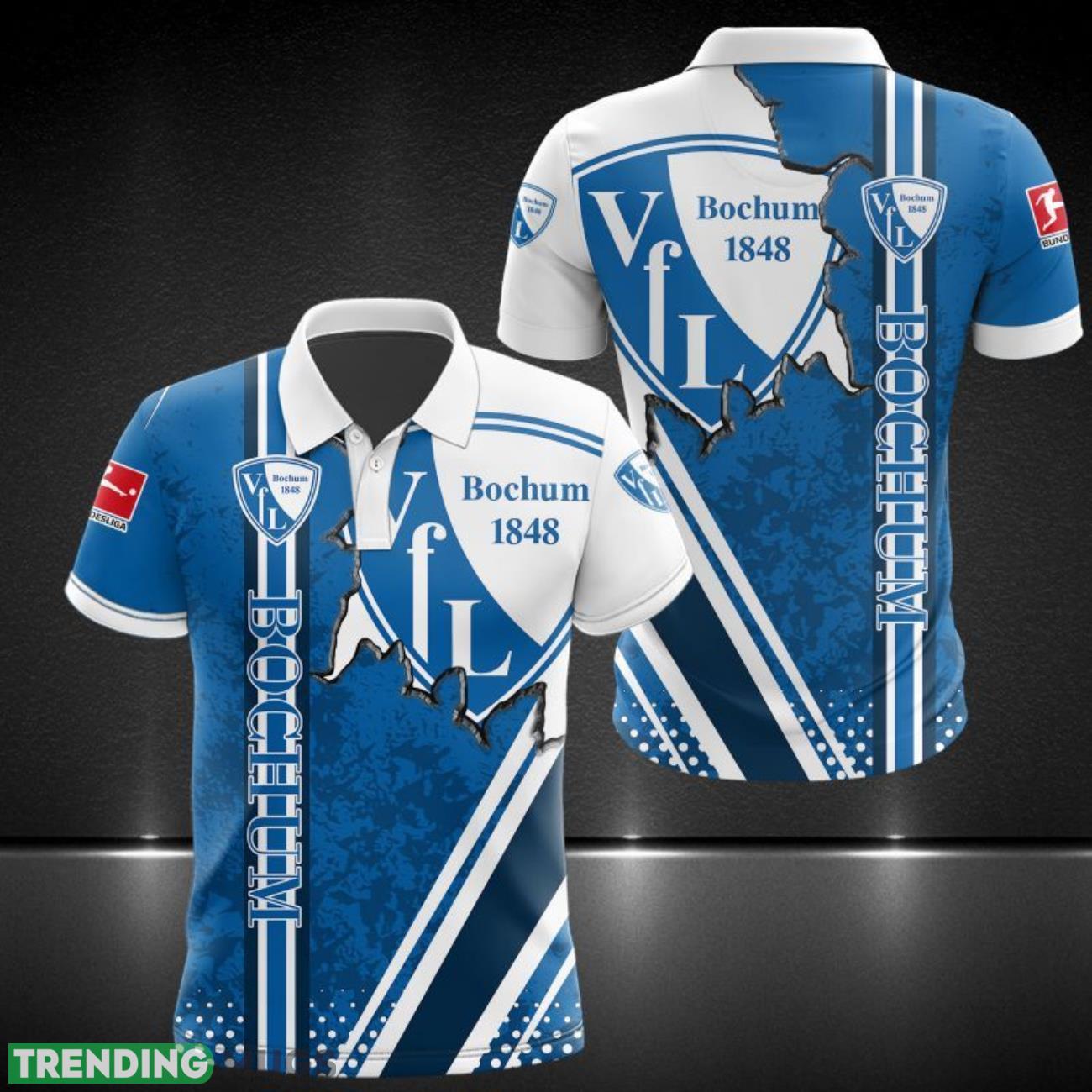 VfL Bochum 3D Polo Shirt Gift For Men Product Photo 1 VfL Bochum 3D Polo Shirt Gift For Men Product Photo 1