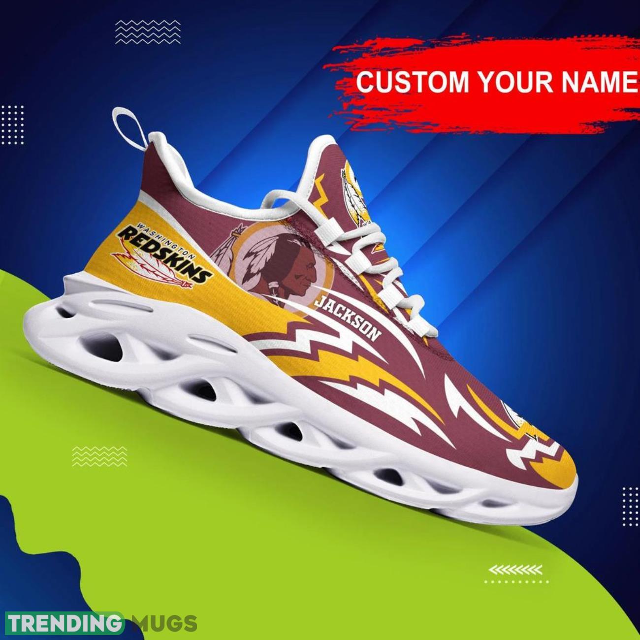 Washington Redskins NFL Max Soul Shoes Custom Name National Football LeagueGifts NFL Fans Max Soul Washington Redskins NFL Max Soul Shoes Custom Name National Football LeagueGifts NFL Fans Max Soul