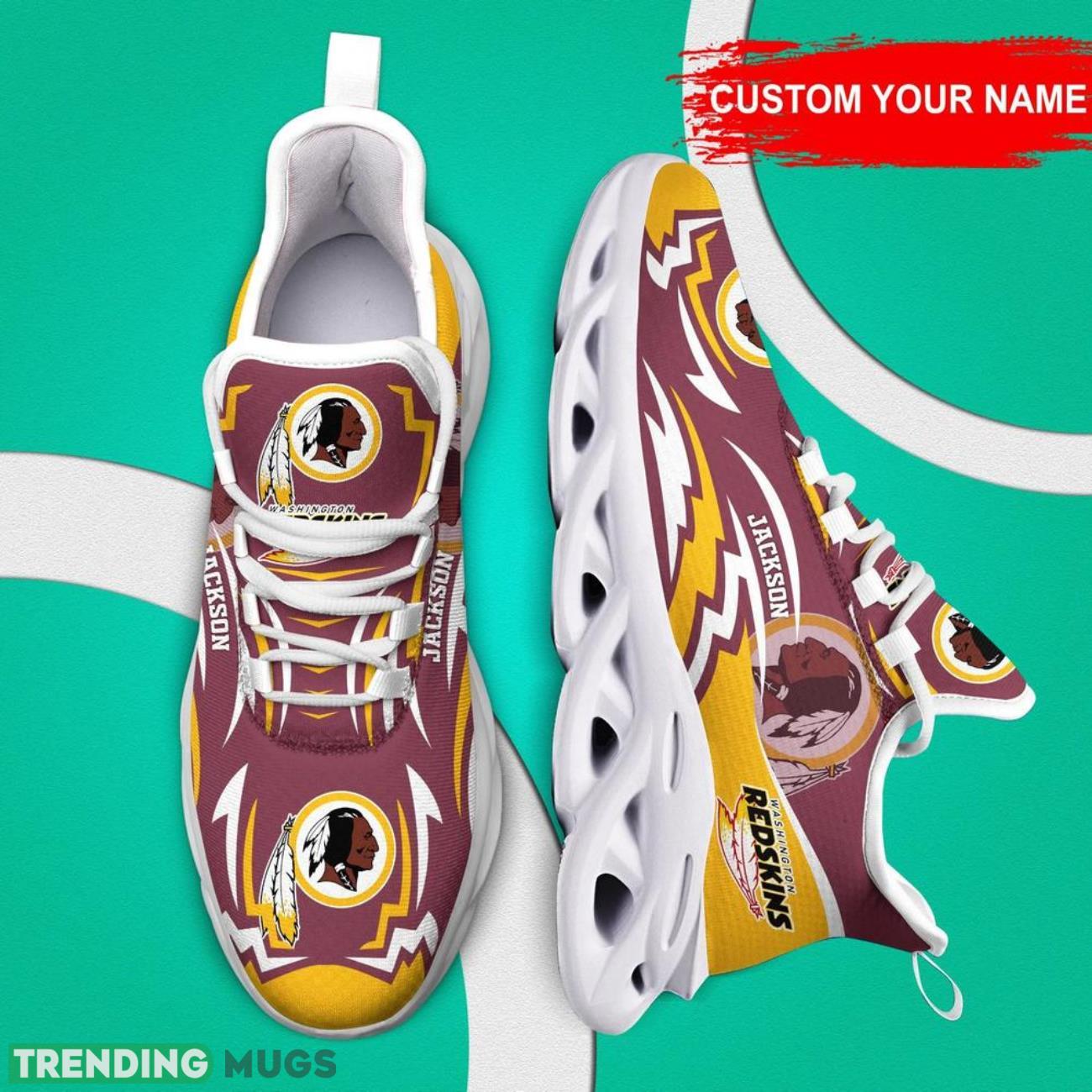 Washington Redskins NFL Max Soul Shoes Custom Name National Football LeagueGifts NFL Fans Max Soul Washington Redskins NFL Max Soul Shoes Custom Name National Football LeagueGifts NFL Fans Max Soul