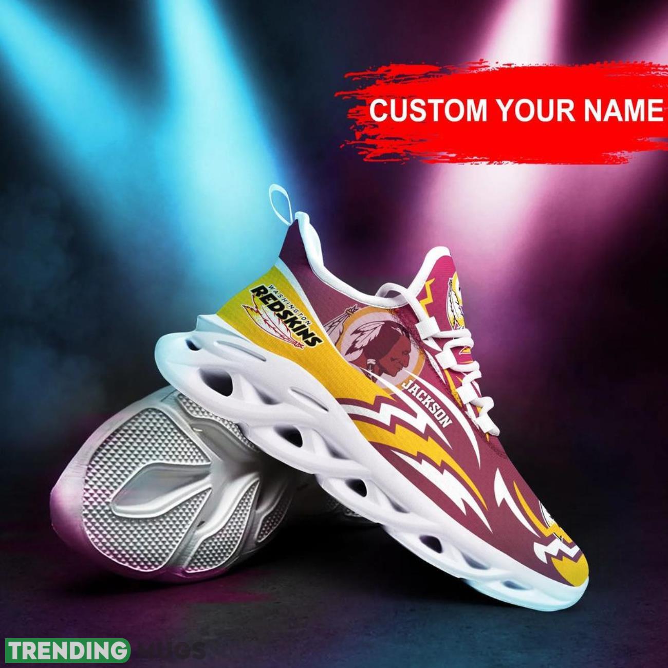 Washington Redskins NFL Max Soul Shoes Custom Name National Football LeagueGifts NFL Fans Max Soul Washington Redskins NFL Max Soul Shoes Custom Name National Football LeagueGifts NFL Fans Max Soul