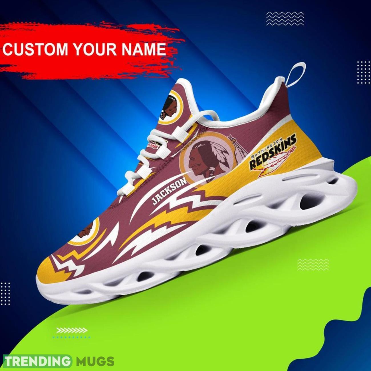 Washington Redskins NFL Max Soul Shoes Custom Name National Football LeagueGifts NFL Fans Max Soul Washington Redskins NFL Max Soul Shoes Custom Name National Football LeagueGifts NFL Fans Max Soul