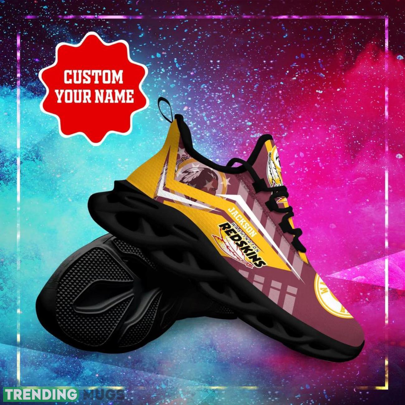 Washington Redskins NFL Max Soul Shoes Custom Name Sneakers Gifts NFL Fans Men Women Shoes Max Soul Washington Redskins NFL Max Soul Shoes Custom Name Sneakers Gifts NFL Fans Men Women Shoes Max Soul