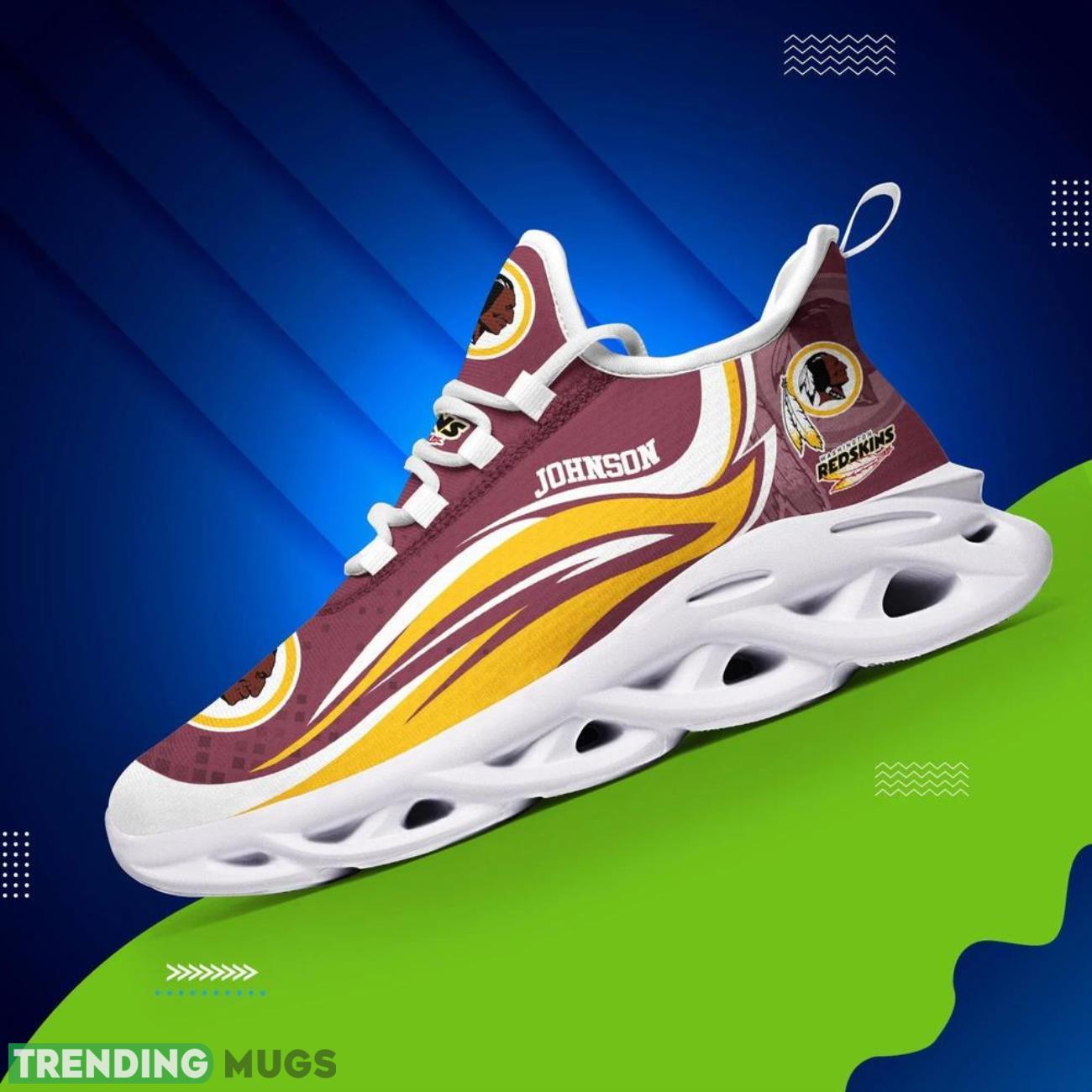 Washington Redskins NFL Max Soul Shoes Custom Name Sneakers Hot Trending Running Sneakers Product Photo 1 Washington Redskins NFL Max Soul Shoes Custom Name Sneakers Hot Trending Running Sneakers Product Photo 1