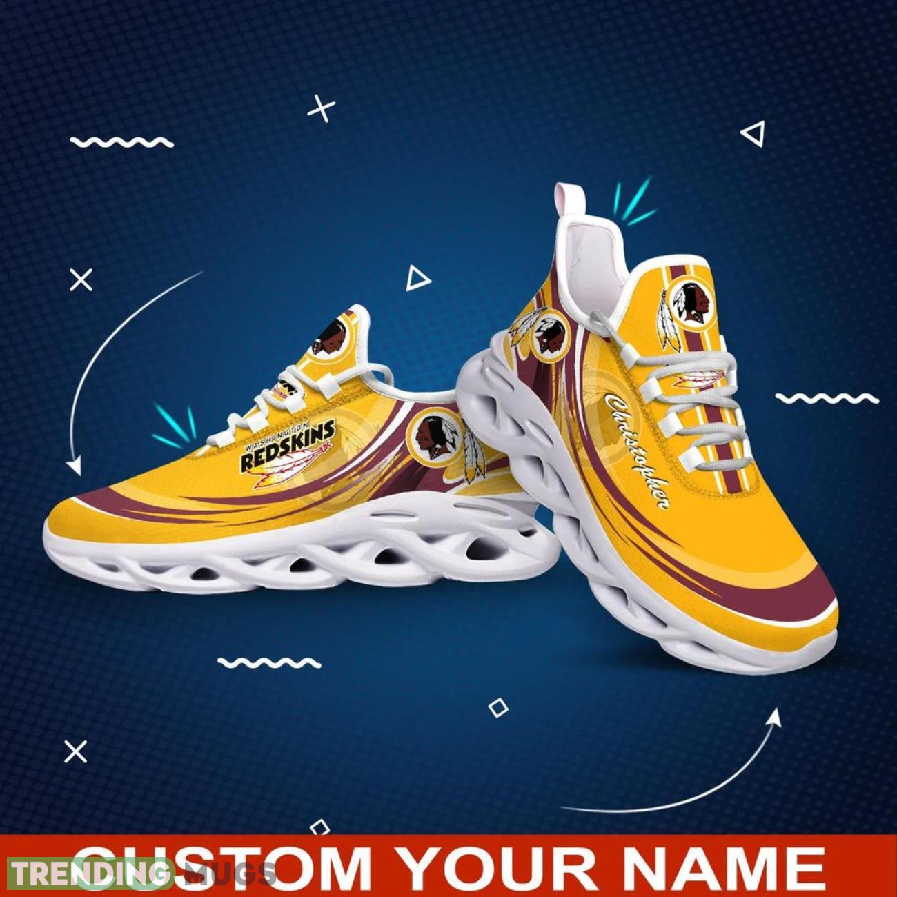 Washington Redskins NFL Max Soul Shoes Personalized Name Gifts Trending Running Shoes Max Soul Washington Redskins NFL Max Soul Shoes Personalized Name Gifts Trending Running Shoes Max Soul