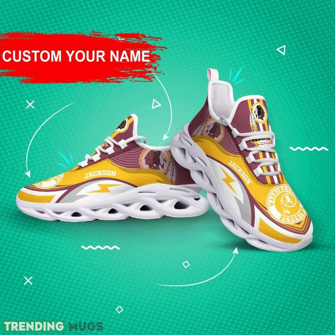 Washington Redskins NFL Max Soul Sneakers Personalize Shoes For Fans Max Soul Washington Redskins NFL Max Soul Sneakers Personalize Shoes For Fans Max Soul