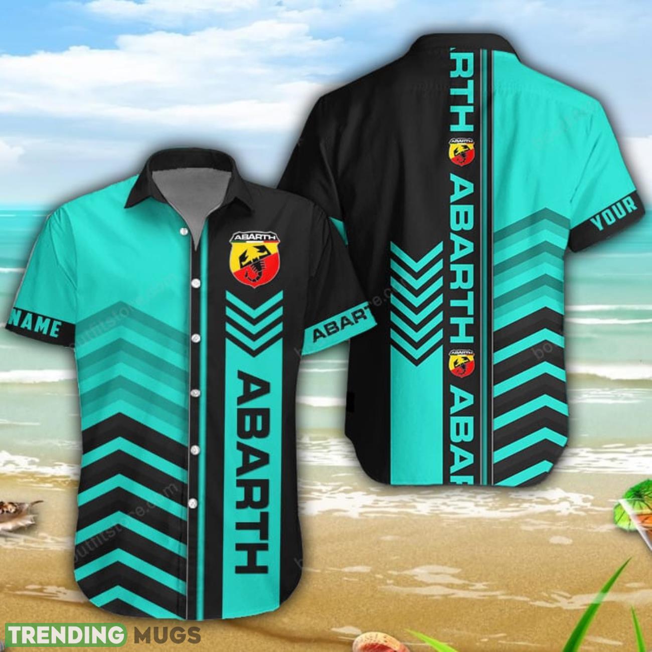 Abarth Zetor 3D Printing Shorts Sleeve Hawaiian Shirt Custom Name Product Photo 1