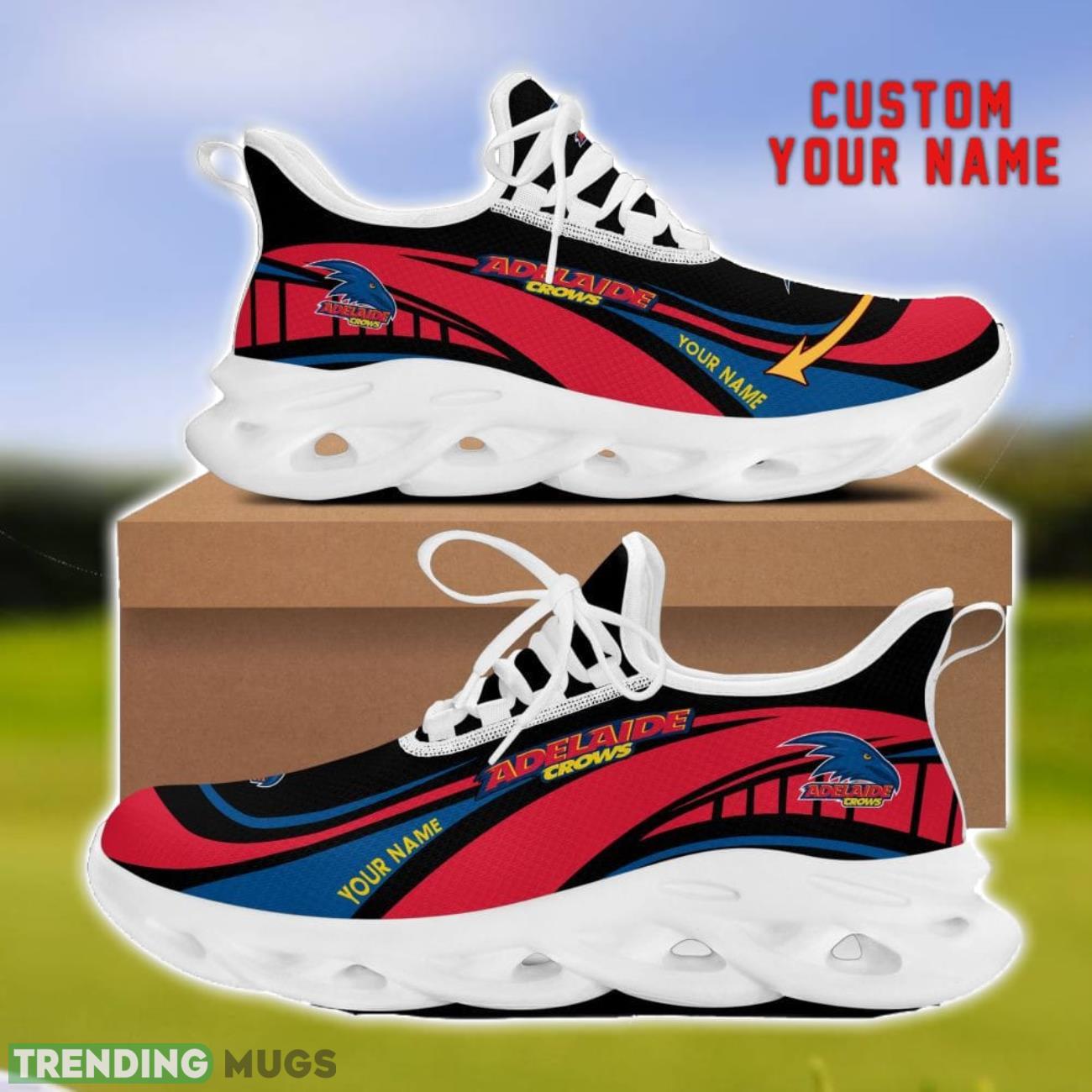 Adelaide Football Club Custom Name Max Soul Shoes Personalized For Fans Max Soul Adelaide Football Club Custom Name Max Soul Shoes Personalized For Fans Max Soul