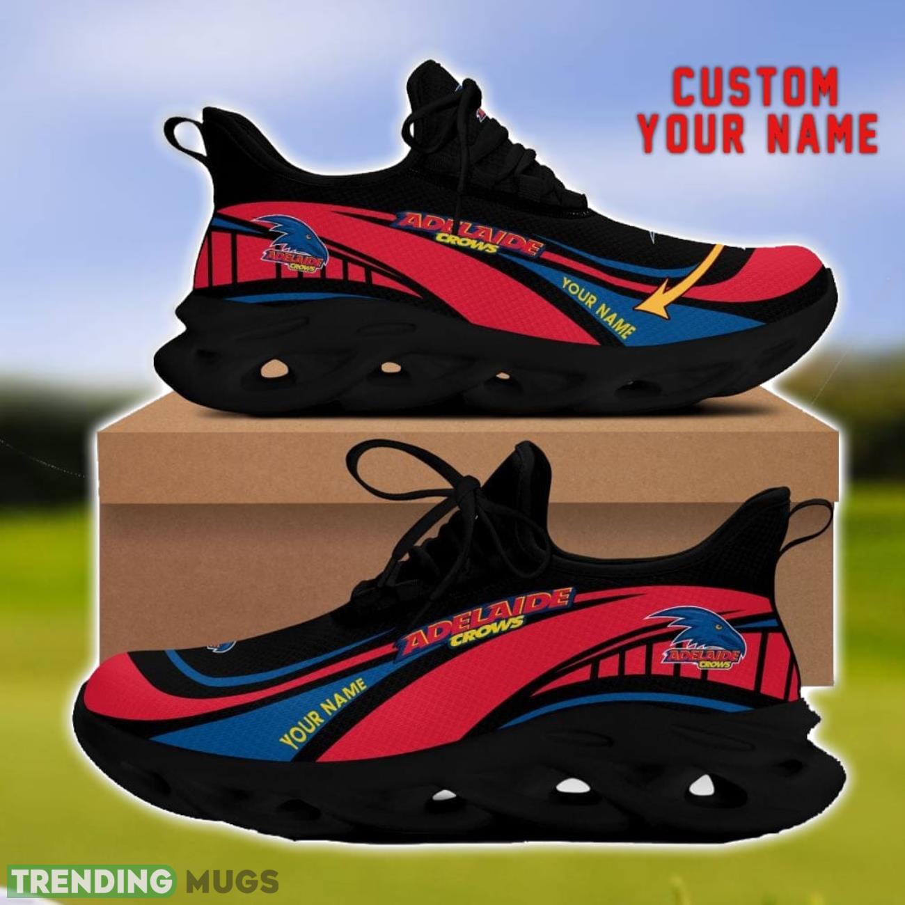 Adelaide Football Club Custom Name Max Soul Shoes Personalized For Fans Product Photo 1 Adelaide Football Club Custom Name Max Soul Shoes Personalized For Fans Product Photo 1