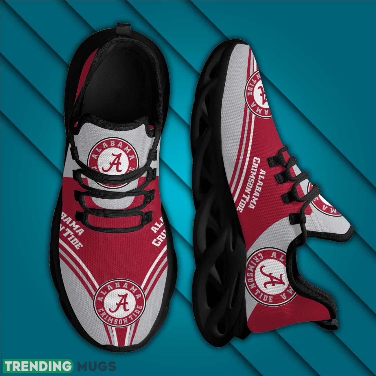 Alabama Crimson Tide NCAA Max Soul Shoes Gift Men And Women Walking Shoes Max Soul Alabama Crimson Tide NCAA Max Soul Shoes Gift Men And Women Walking Shoes Max Soul