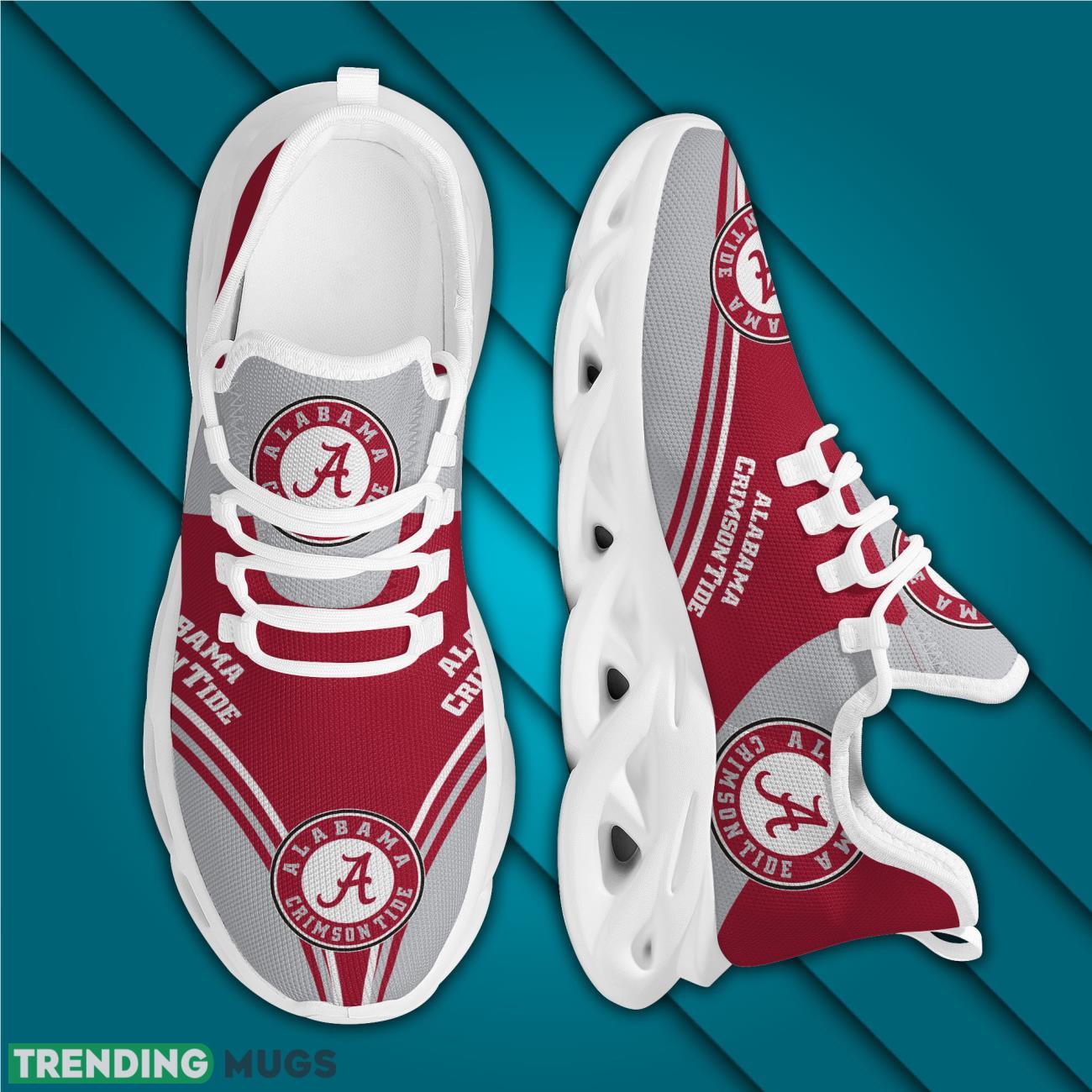 Alabama Crimson Tide NCAA Max Soul Shoes Gift Men And Women Walking Shoes Max Soul Alabama Crimson Tide NCAA Max Soul Shoes Gift Men And Women Walking Shoes Max Soul