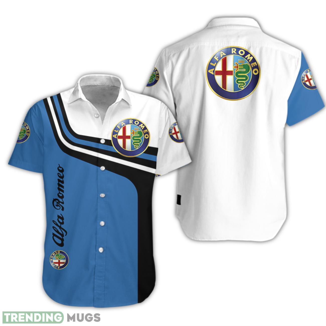 Alfa Romeo Button Shirts 3D Printing Hawaiian Shirt Product Photo 1