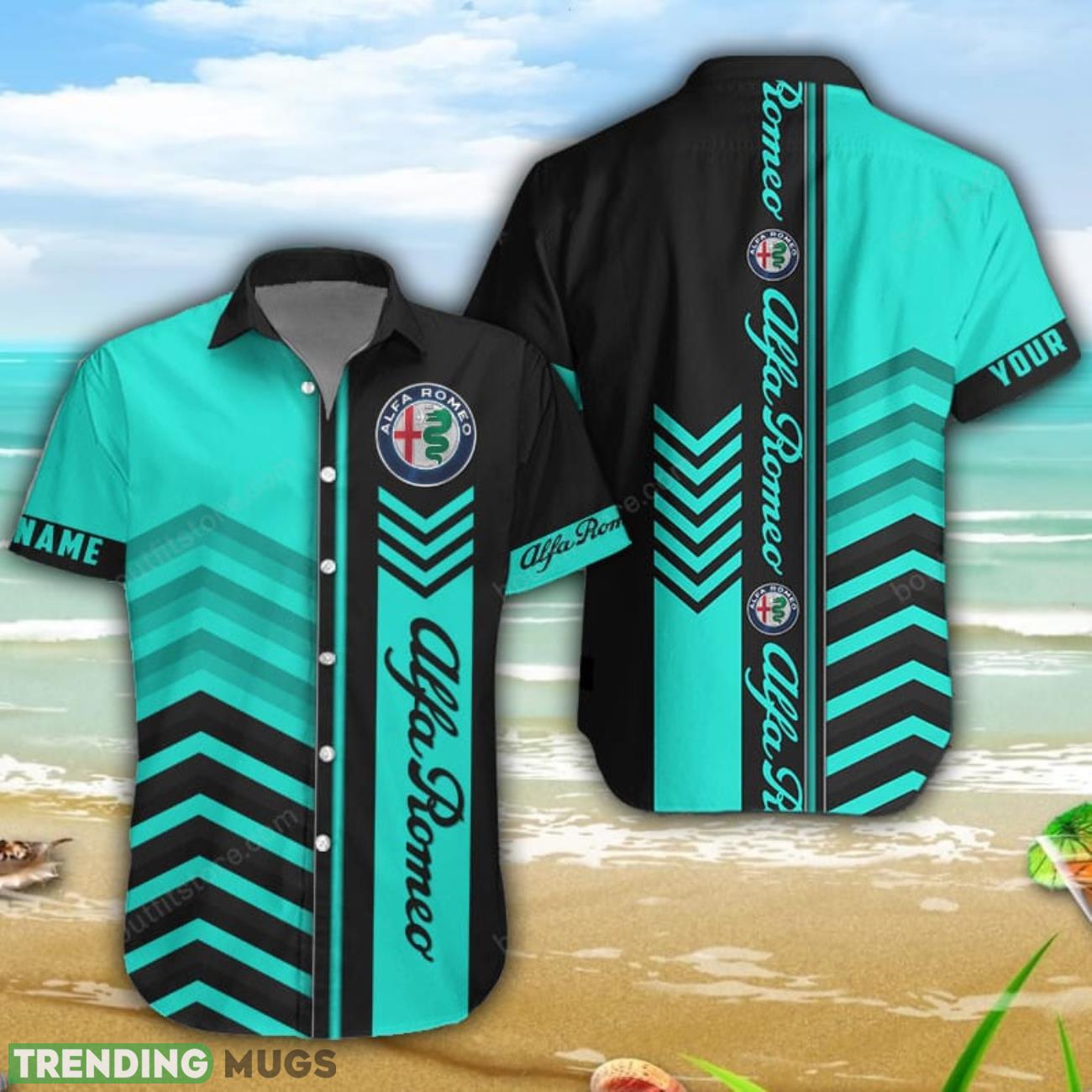 Alfa Romeo Zetor 3D Printing Shorts Sleeve Hawaiian Shirt Custom Name Product Photo 1
