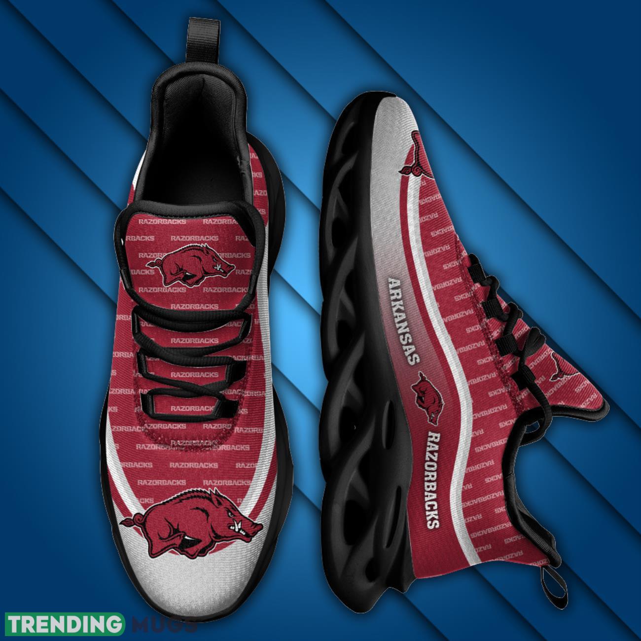 Arkansas Razorbacks NCAA Max Soul Shoes Gift Ideas Running Sneakers Max Soul Arkansas Razorbacks NCAA Max Soul Shoes Gift Ideas Running Sneakers Max Soul