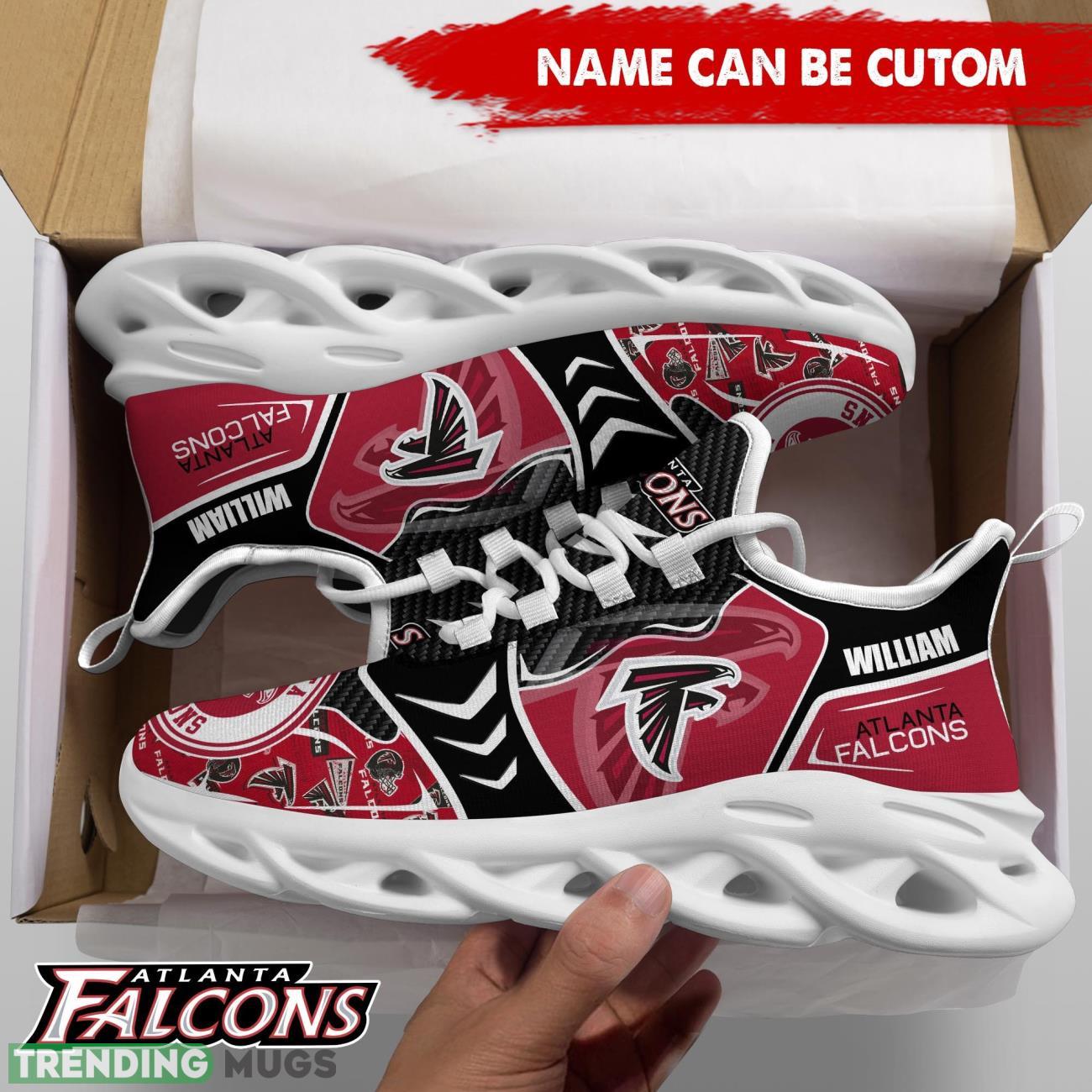 Atlanta Falcons NFL Custom Name Shoes Max Soul Shoes For Fans Max Soul Atlanta Falcons NFL Custom Name Shoes Max Soul Shoes For Fans Max Soul