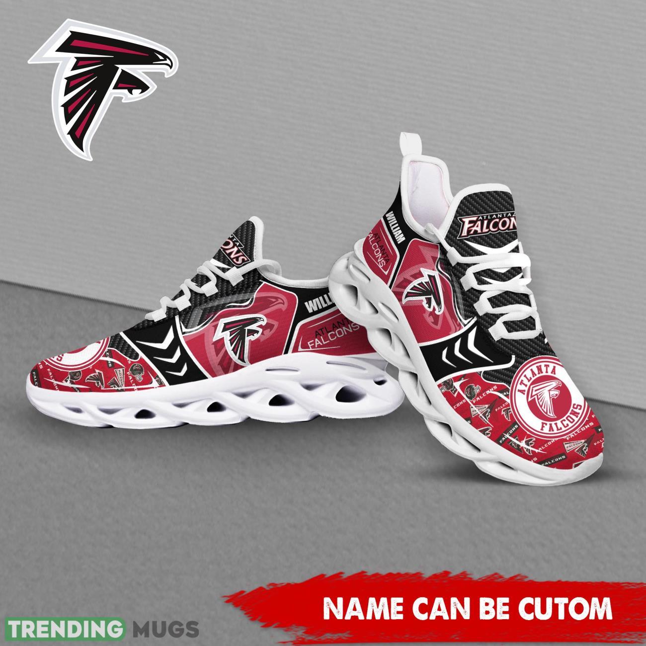 Atlanta Falcons NFL Custom Name Shoes Max Soul Shoes For Fans Product Photo 1 Atlanta Falcons NFL Custom Name Shoes Max Soul Shoes For Fans Product Photo 1