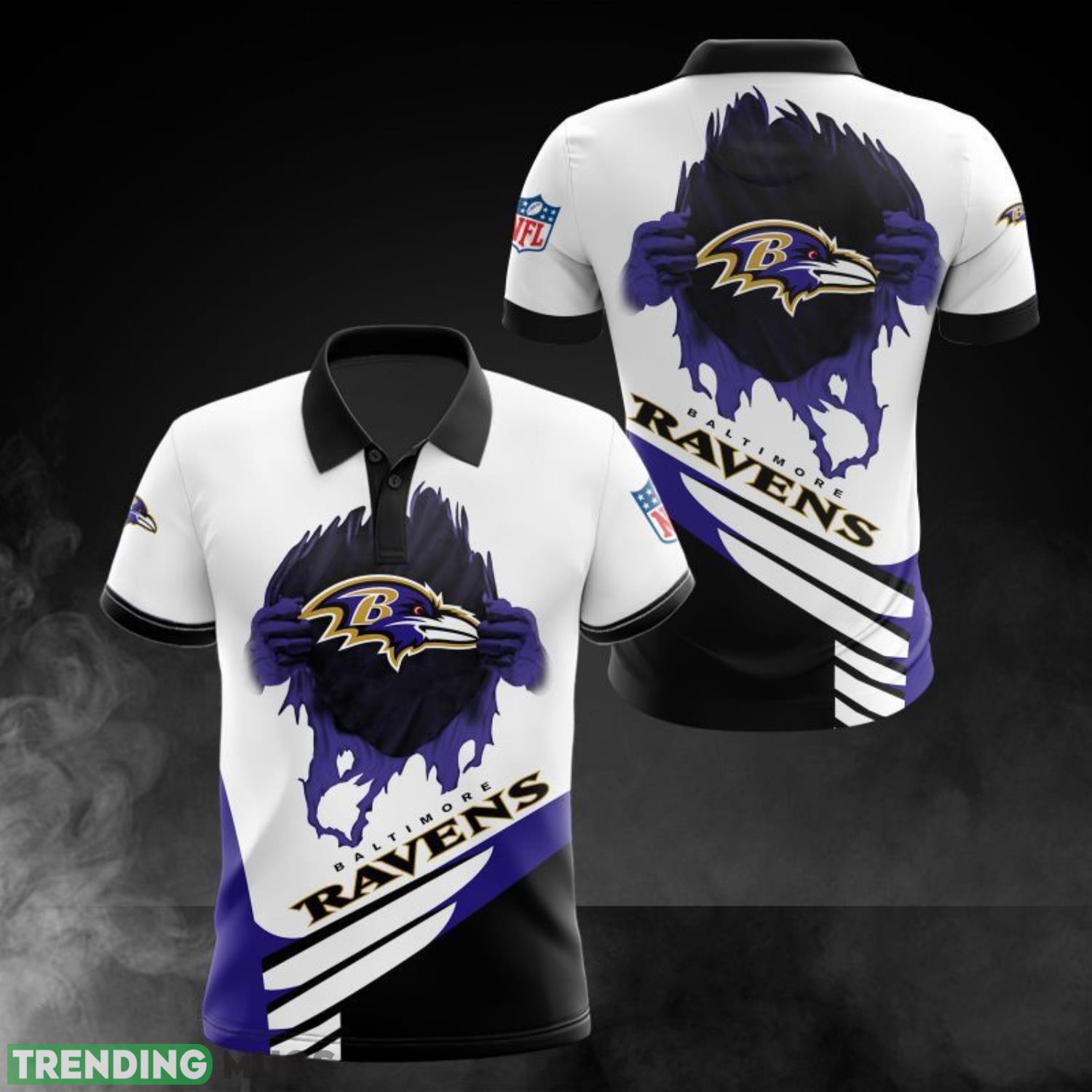 Baltimore Ravens Fans Polo Shirt Sport Gift For Big Fans Limited Polo Shirt Product Photo 1 Baltimore Ravens Fans Polo Shirt Sport Gift For Big Fans Limited Polo Shirt Product Photo 1