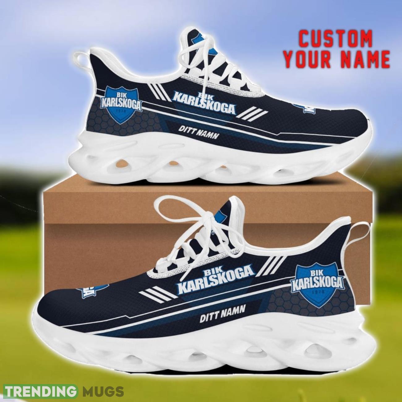 BIK Karlskoga Custom Name Max Soul Shoes Personalized Sneakers Gift For Men Women Max Soul BIK Karlskoga Custom Name Max Soul Shoes Personalized Sneakers Gift For Men Women Max Soul
