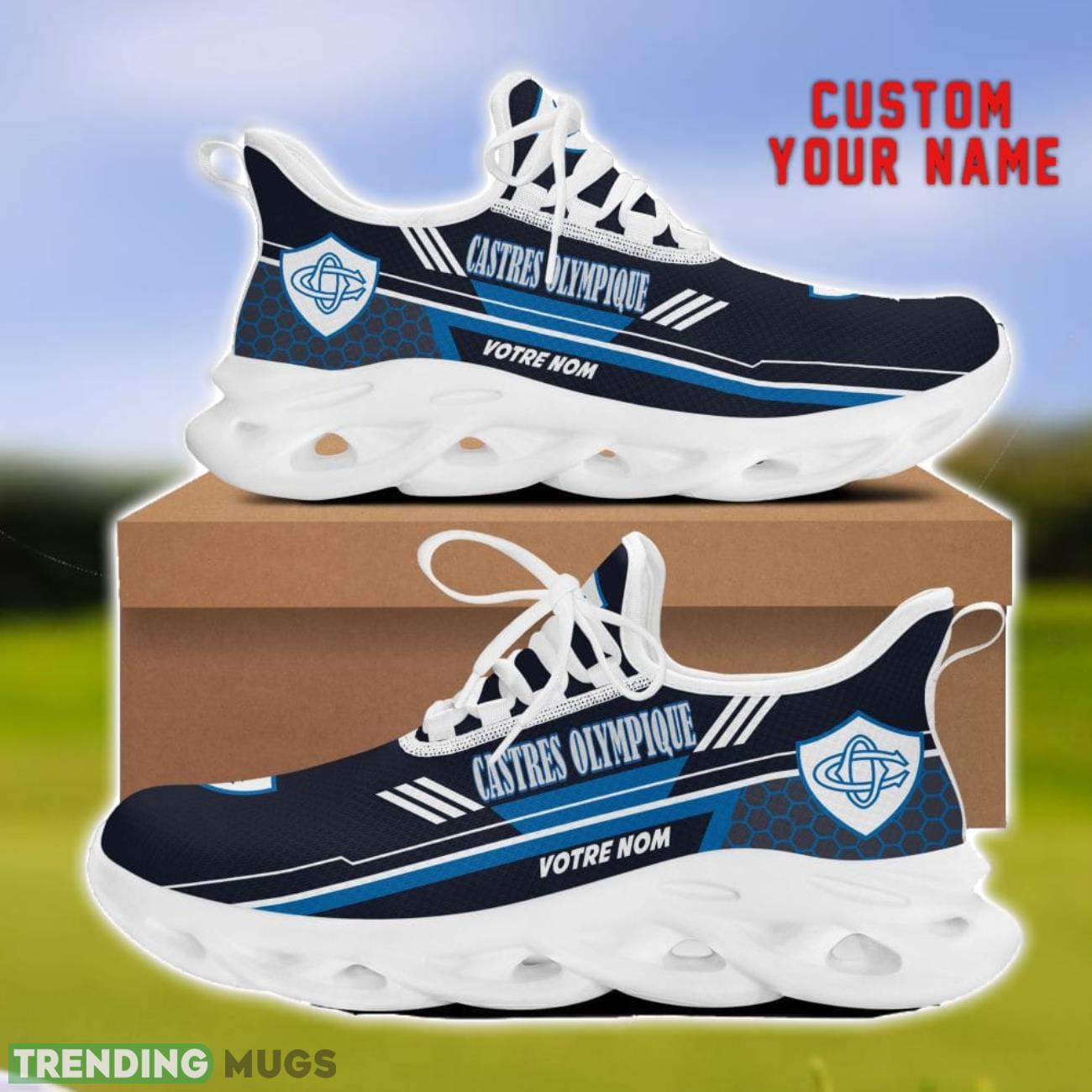 Castres Olympique Custom Name Max Soul Shoes Personalized Sneakers Gift For Men Women Max Soul Castres Olympique Custom Name Max Soul Shoes Personalized Sneakers Gift For Men Women Max Soul