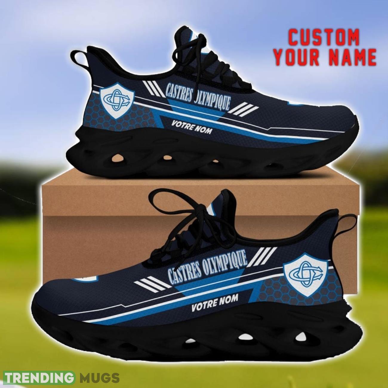 Castres Olympique Custom Name Max Soul Shoes Personalized Sneakers Gift For Men Women Product Photo 1 Castres Olympique Custom Name Max Soul Shoes Personalized Sneakers Gift For Men Women Product Photo 1