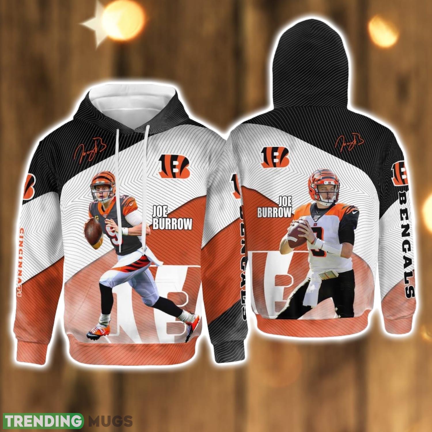 Cincinnati Bengals Joe Burrow 3D Al Over Printed Hoodie Cute Gift For Men Women Product Photo 1 Cincinnati Bengals Joe Burrow 3D Al Over Printed Hoodie Cute Gift For Men Women Product Photo 1