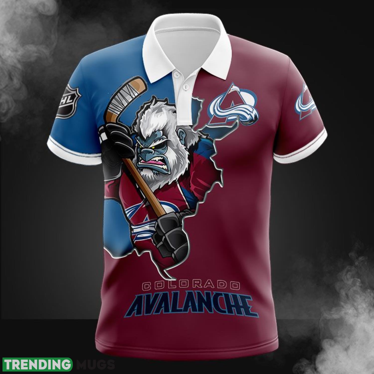 Colorado Avalanche Fans Polo Shirt Sport Gift Golf Lover Gift Product Photo 1