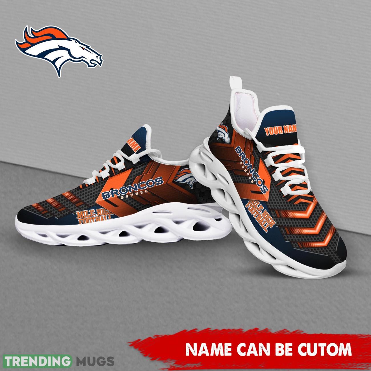 Denver Broncos NFL Max Soul Shoes Custom Name Sport Shoes Trending Gift Product Photo 1 Denver Broncos NFL Max Soul Shoes Custom Name Sport Shoes Trending Gift Product Photo 1