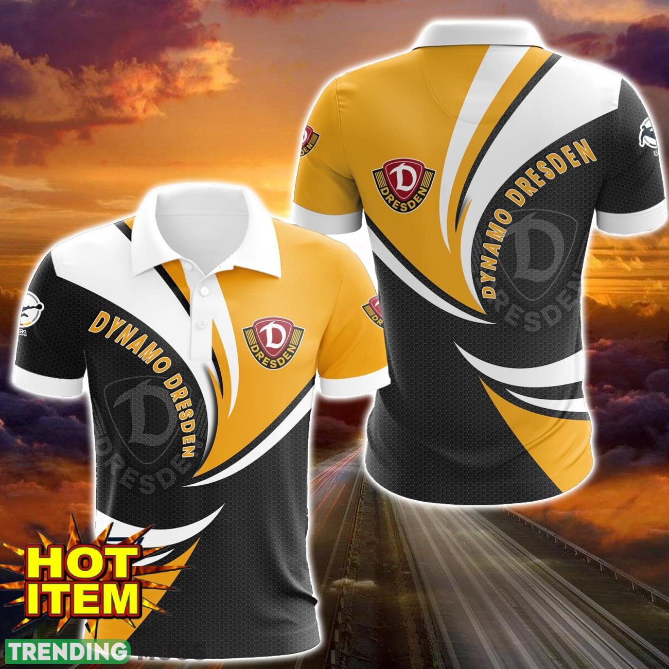 Dynamo Dresden 3D Printing Polo Shirt Sport Style Gift Product Photo 1 Dynamo Dresden 3D Printing Polo Shirt Sport Style Gift Product Photo 1
