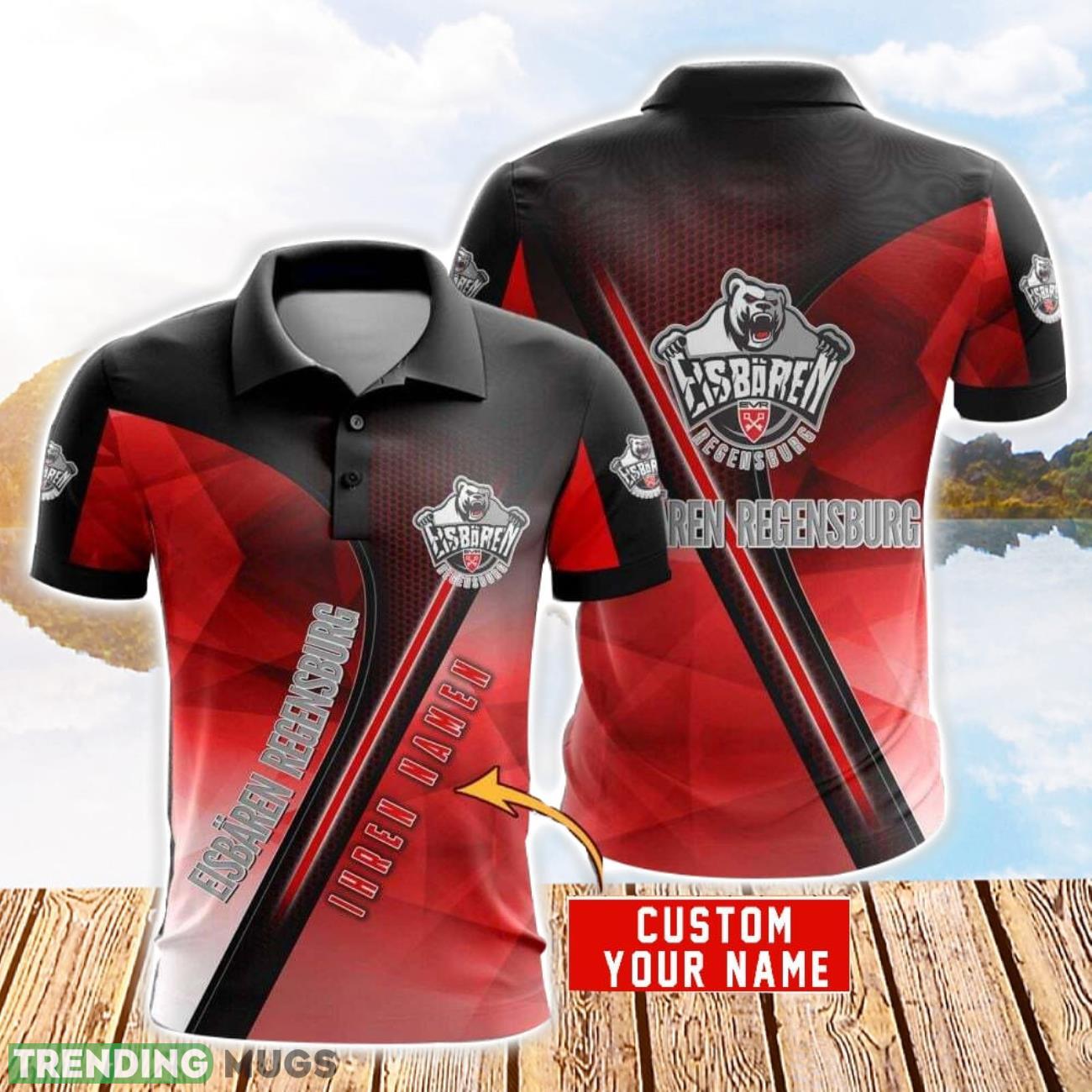 Eisbären Regensburg 3D Polo Shirt Golf Lover Gift Sport Style For Fans Custom Name Product Photo 1 Eisbären Regensburg 3D Polo Shirt Golf Lover Gift Sport Style For Fans Custom Name Product Photo 1