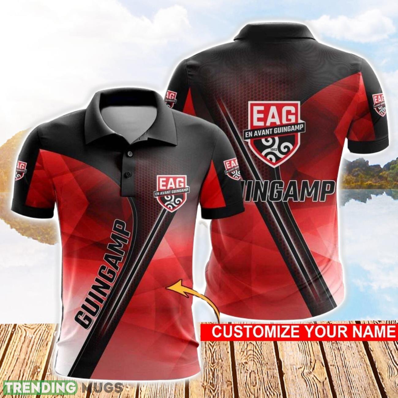 En Avant Guingamp 3D Polo Shirt Golf Lover Gift Sport Style For Fans Custom Name Product Photo 1 En Avant Guingamp 3D Polo Shirt Golf Lover Gift Sport Style For Fans Custom Name Product Photo 1