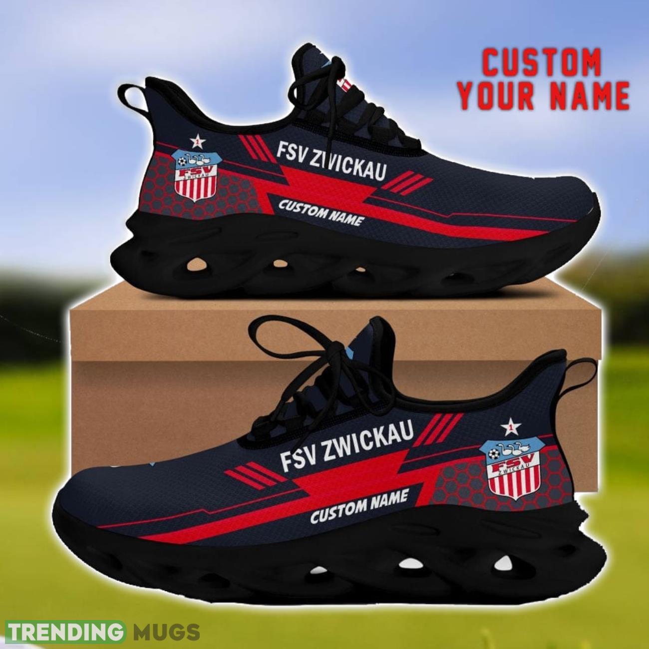FSV Zwickau Custom Name Max Soul Shoes Personalized Sneakers Gift For Men Women Product Photo 1 FSV Zwickau Custom Name Max Soul Shoes Personalized Sneakers Gift For Men Women Product Photo 1