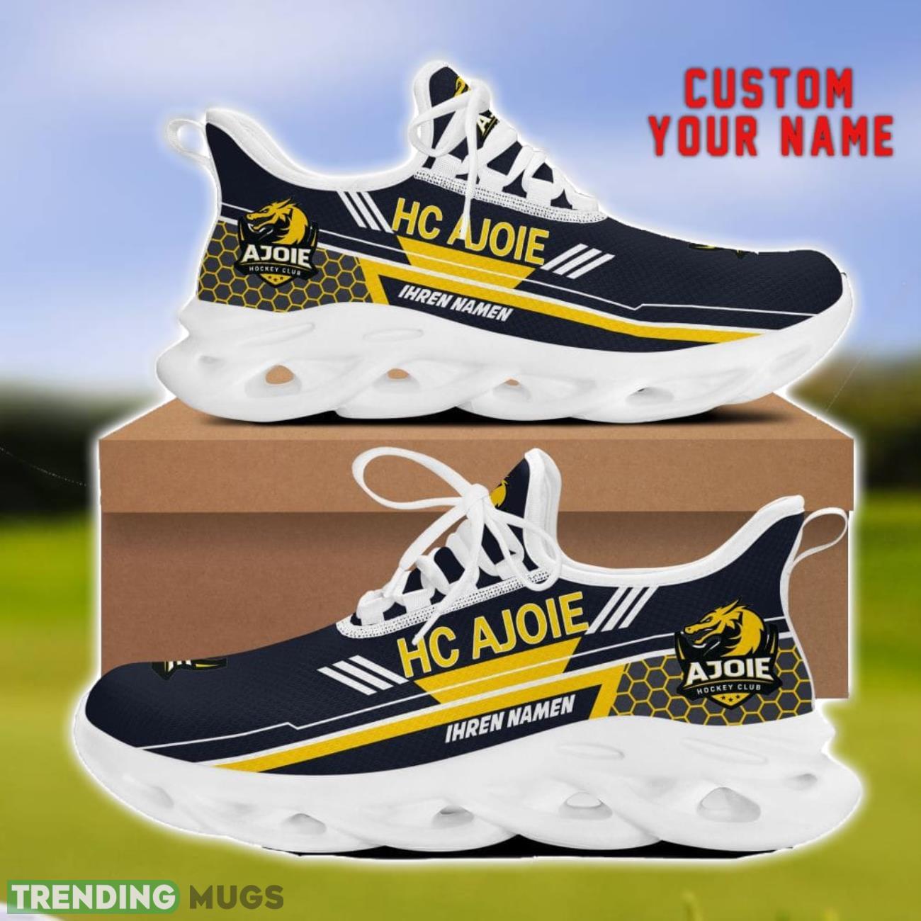 HC Ajoie Custom Name Max Soul Shoes Personalized Sneakers Gift For Men Women Max Soul HC Ajoie Custom Name Max Soul Shoes Personalized Sneakers Gift For Men Women Max Soul