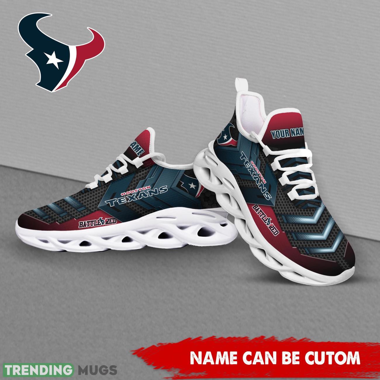 Houston Texans NFL Max Soul Shoes Custom Name Sport Shoes Trending Gift Product Photo 1 Houston Texans NFL Max Soul Shoes Custom Name Sport Shoes Trending Gift Product Photo 1