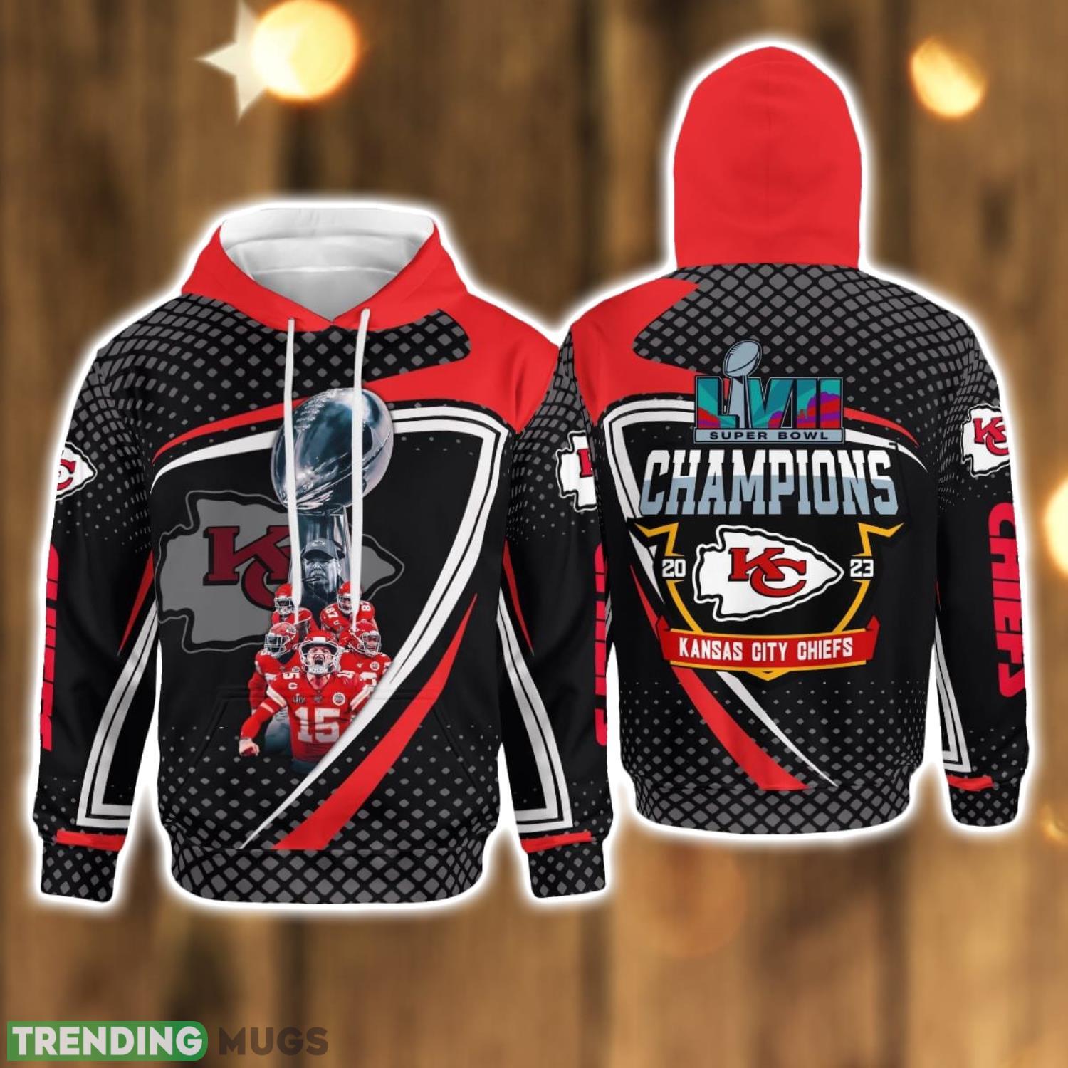 K.C Chiefs Super Bowl Champions 3D Printing Hoodie For Men Women Winter Gift Product Photo 1 K.C Chiefs Super Bowl Champions 3D Printing Hoodie For Men Women Winter Gift Product Photo 1