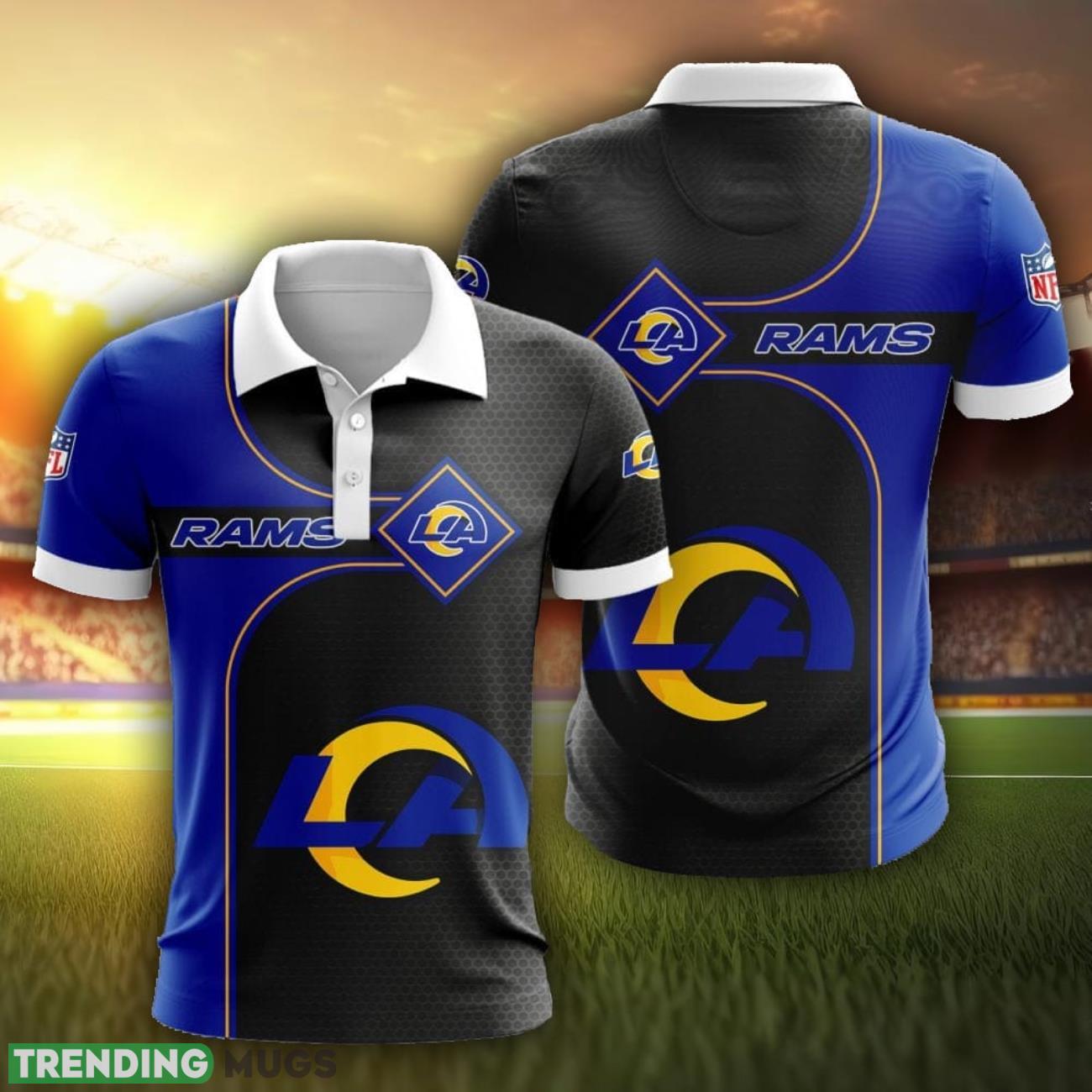 Los Angeles Rams 3D Polo Shirt Special Gift For Fans Product Photo 1 Los Angeles Rams 3D Polo Shirt Special Gift For Fans Product Photo 1