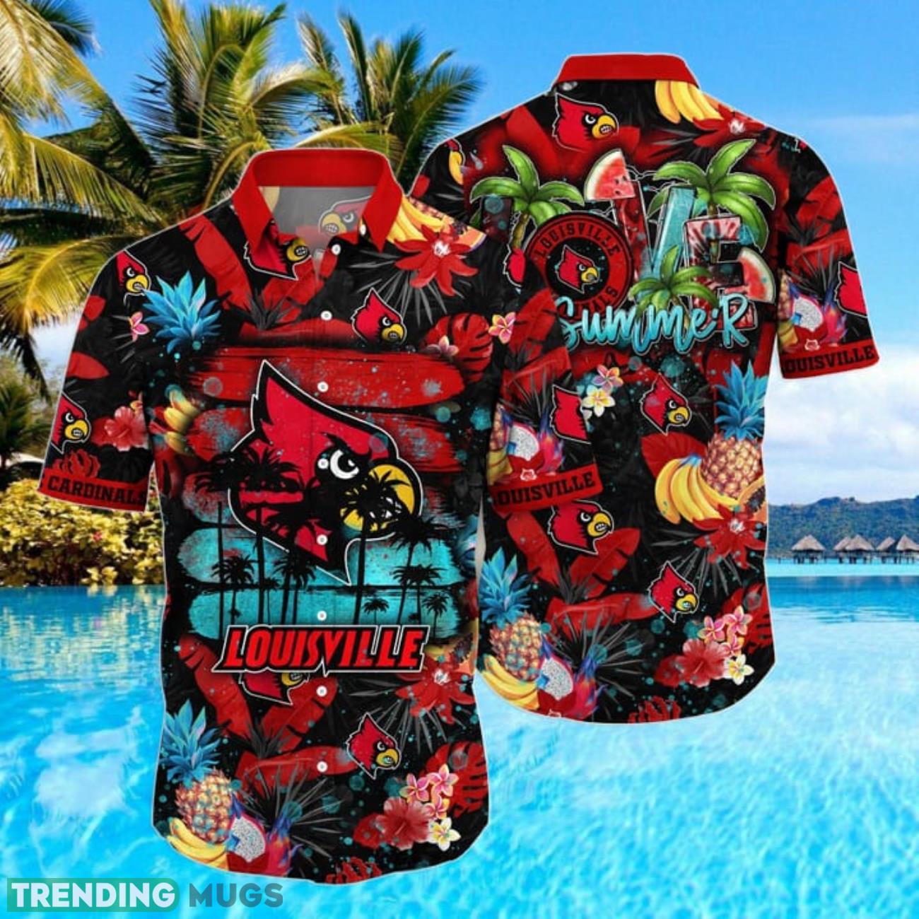 Louisville Cardinals NCAA2 Tropical Fruit Hawaiian Shirt Summer Gift Product Photo 1 Louisville Cardinals NCAA2 Tropical Fruit Hawaiian Shirt Summer Gift Product Photo 1