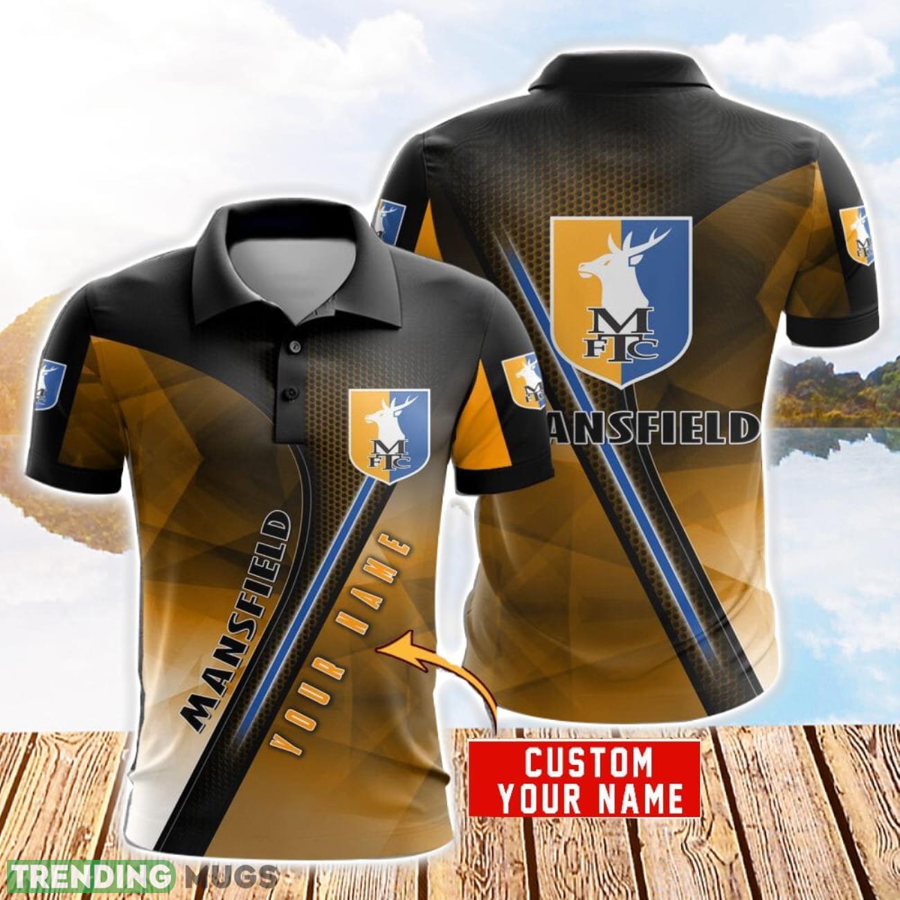 Mansfield Town 3D Polo Shirt Golf Lover Gift Sport Style For Fans Custom Name Product Photo 1 Mansfield Town 3D Polo Shirt Golf Lover Gift Sport Style For Fans Custom Name Product Photo 1