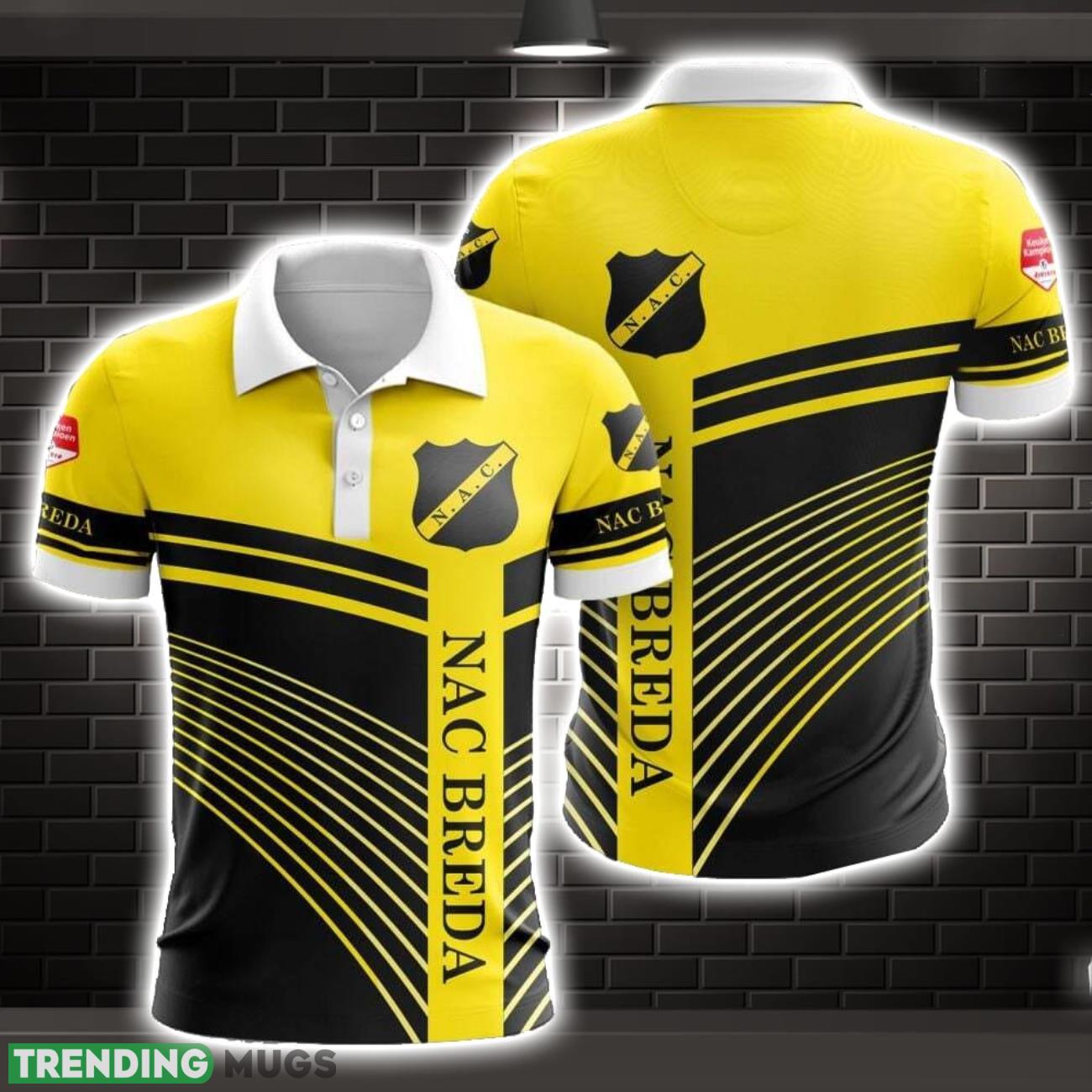 NAC Breda Striped Style 3D Polo Shirt Shirt For Sport Golf Lover Product Photo 1 NAC Breda Striped Style 3D Polo Shirt Shirt For Sport Golf Lover Product Photo 1