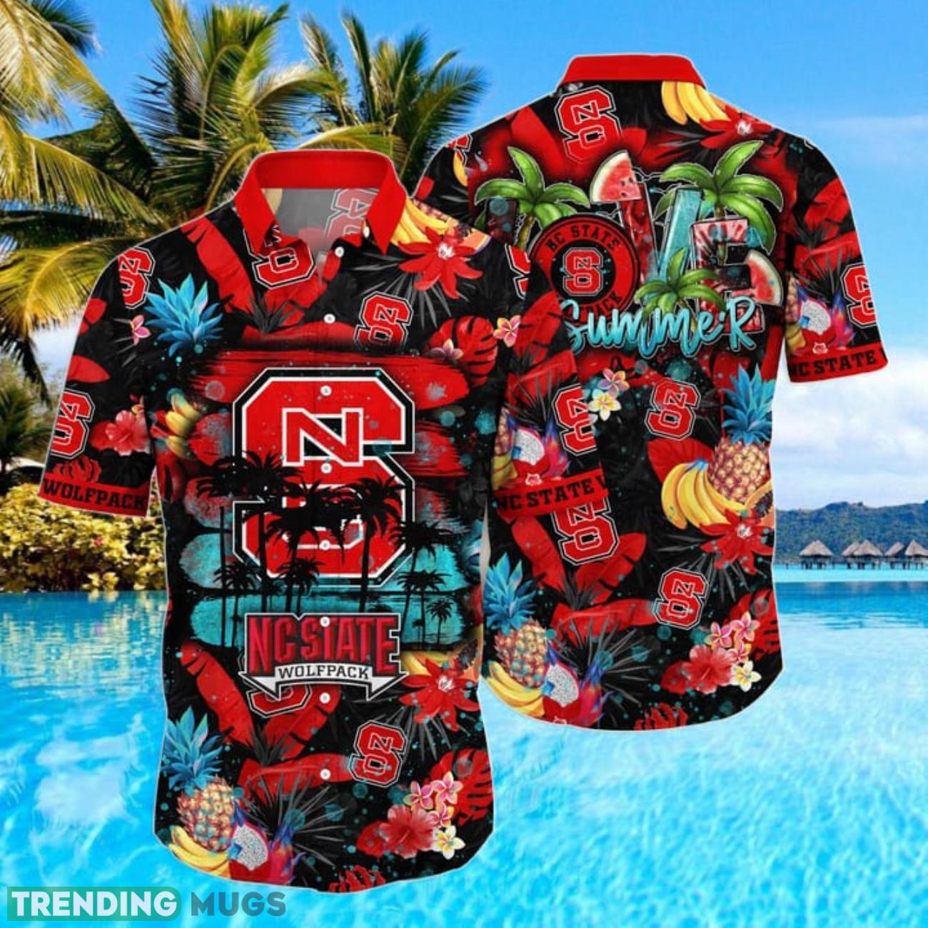 NC State Wolfpack NCAA3 Tropical Fruit Hawaiian Shirt Summer Gift Product Photo 1 NC State Wolfpack NCAA3 Tropical Fruit Hawaiian Shirt Summer Gift Product Photo 1